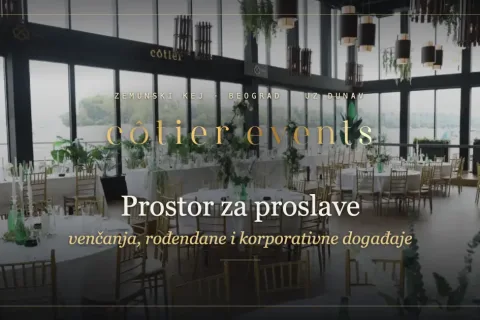 Cotier Event Centar — venčanje na otvorenom Beograd